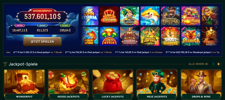 Casinia casino no deposit bonus code